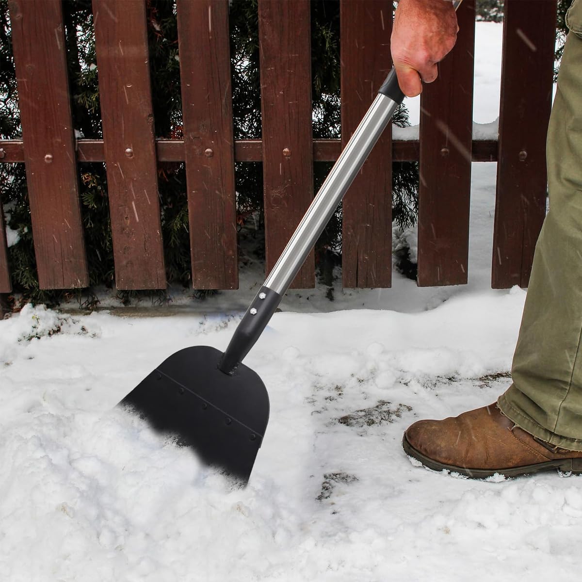 HASTHIP Garden Flat Head Shovel - Garden Weed Spade Shovel - 140CM Garden Cleaning Shovel - Steel Shovel for Gardening with Long Handle - Outdoor Garden Floor Scraper - Gardening Weed Remover Tool HASTHIP Garden Flat Head Shovel - Garden Weed Spade Shovel - 140CM Garden Cleaning Shovel - Steel Shovel for Gardening with Long Handle - Outdoor Garden Floor Scraper - Gardening Weed Remover Tool